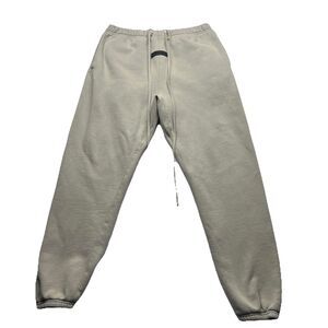 Essentials Fear Of God Dusty Green Sweatpants Size L Large Elastic Waist